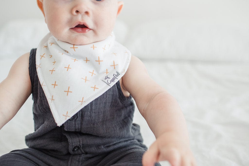 Chip Bandana Bibs Copper Pearl Lil Tulips