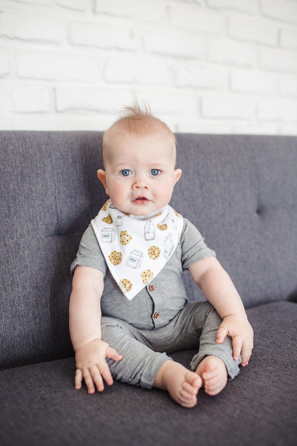 Chip Bandana Bibs Copper Pearl Lil Tulips
