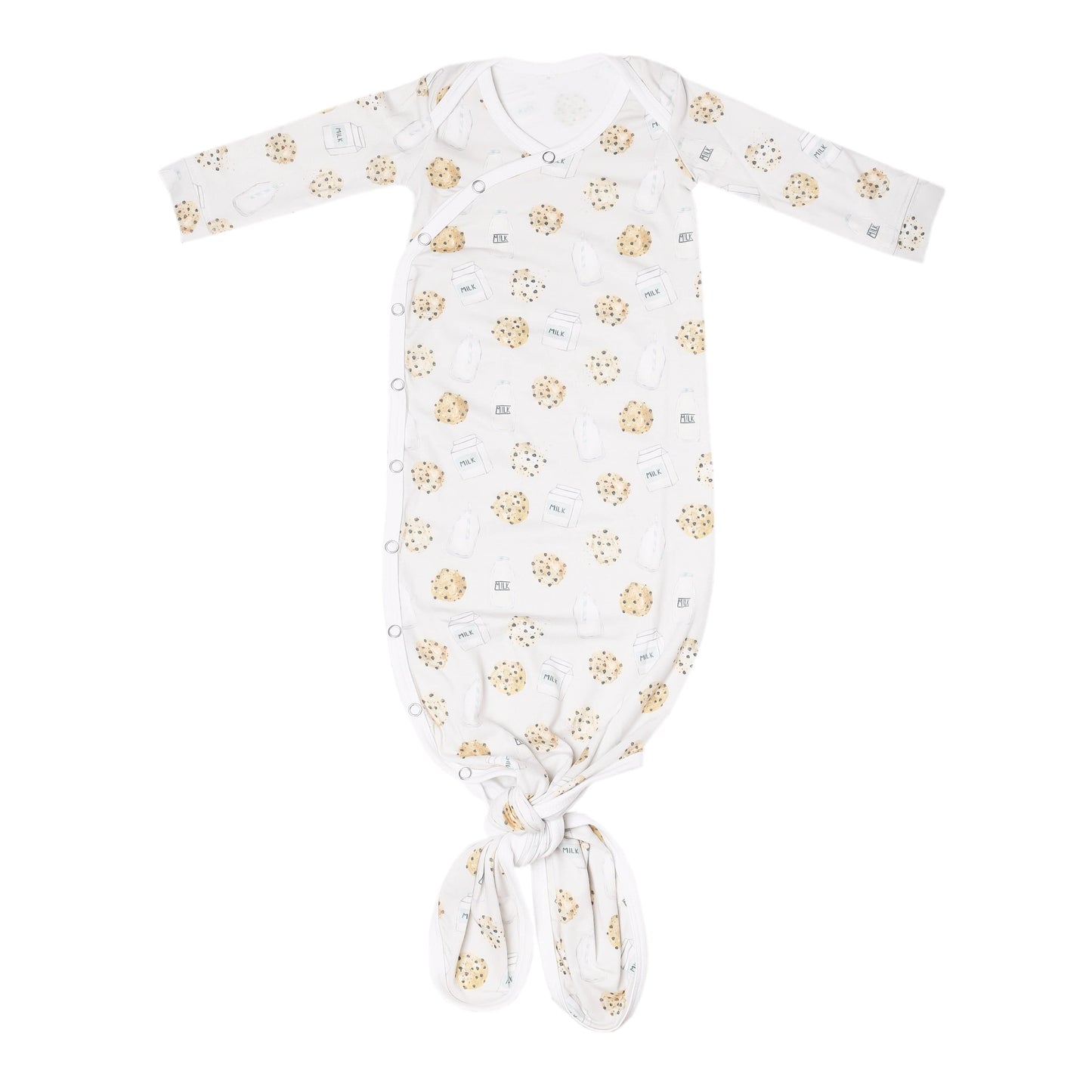 Chip Newborn Knotted Gown Copper Pearl Lil Tulips