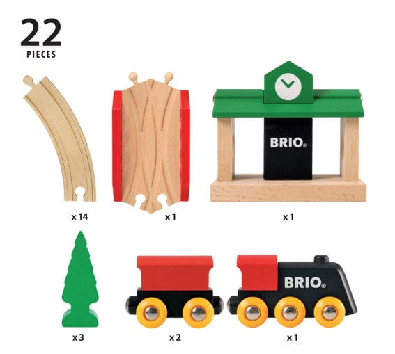 Classic Figure 8 Train Set Brio Lil Tulips