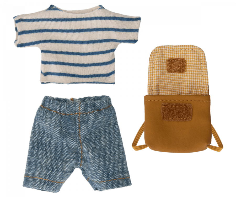 Clothes and Bag for Big Brother Mouse Maileg Lil Tulips