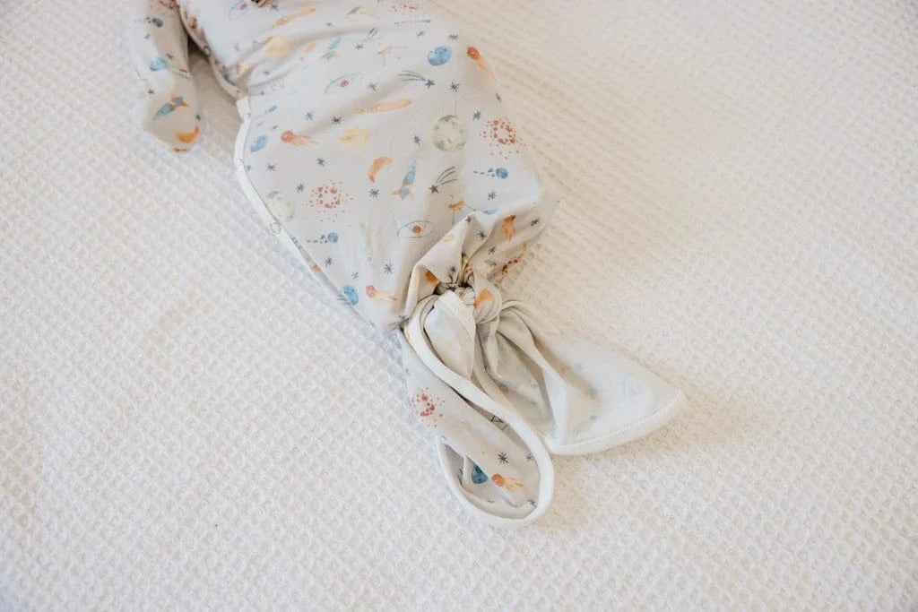 Cosmos Newborn Knotted Gown Copper Pearl Lil Tulips