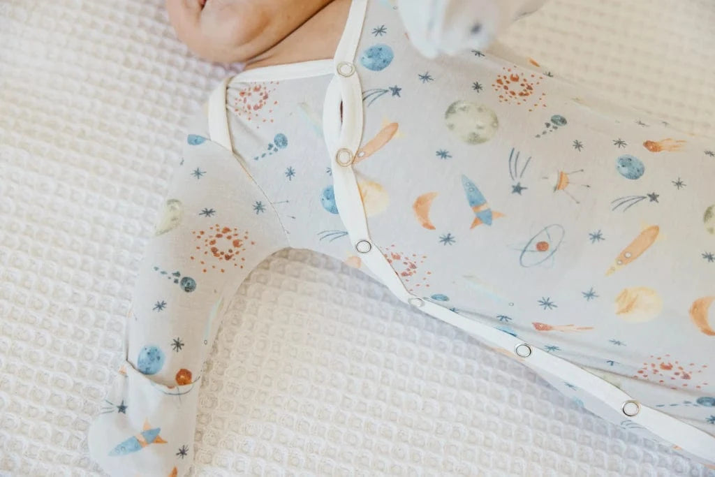 Cosmos Newborn Knotted Gown Copper Pearl Lil Tulips