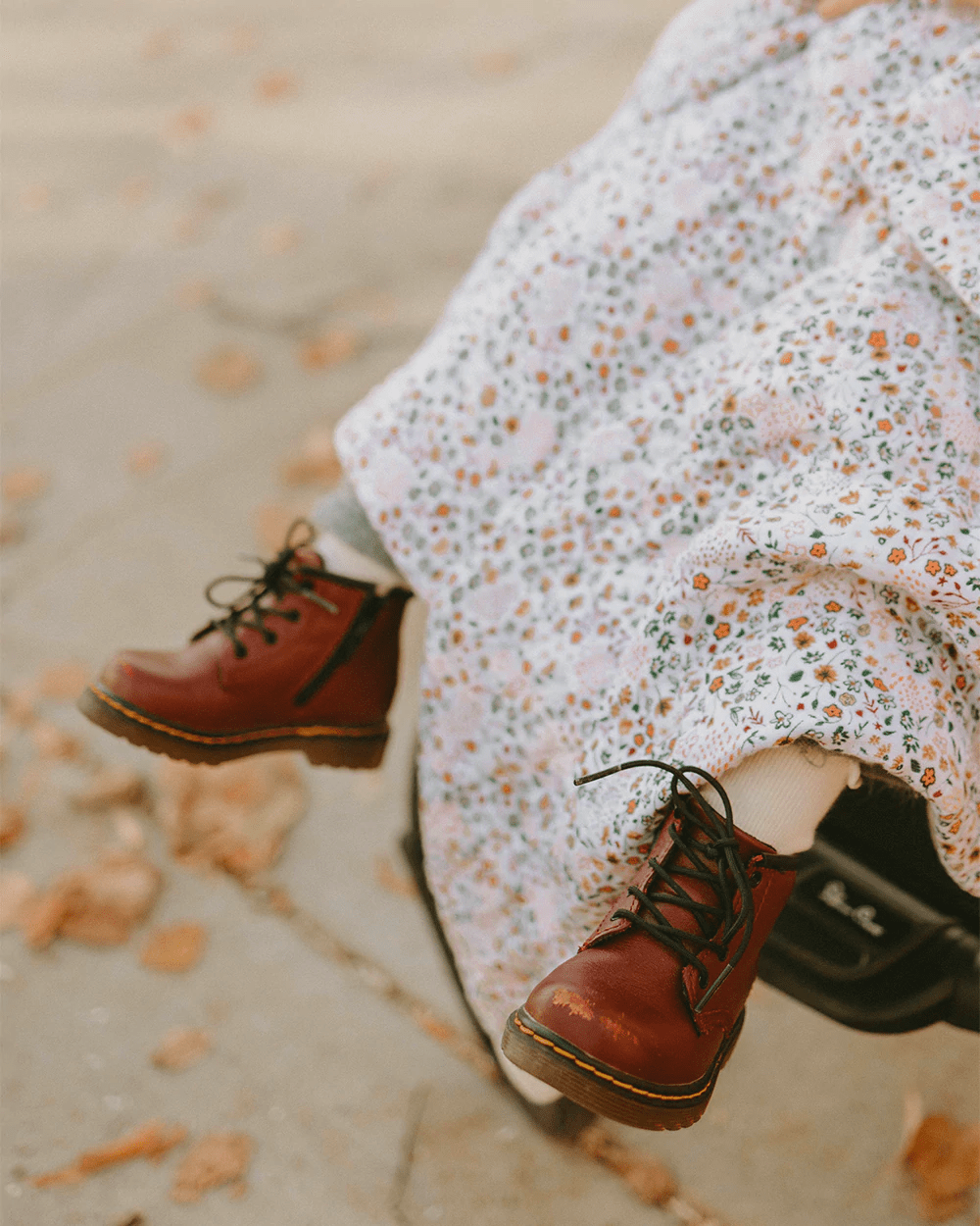 Cotton Muslin Baby Quilt - Pressed Petals Little Unicorn Lil Tulips