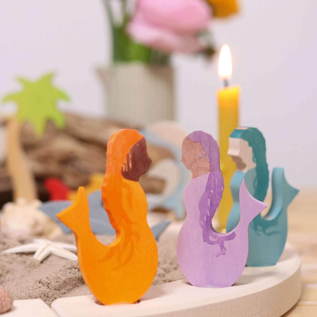 Decorative Figure Mermaid Amber Grimm's Lil Tulips