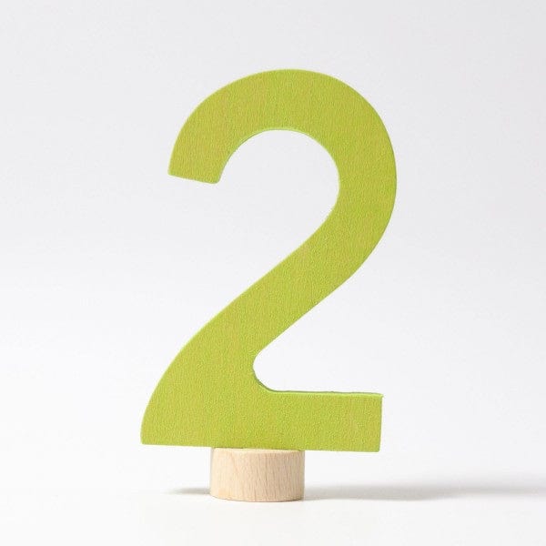 Decorative Number 2 Grimm's Lil Tulips