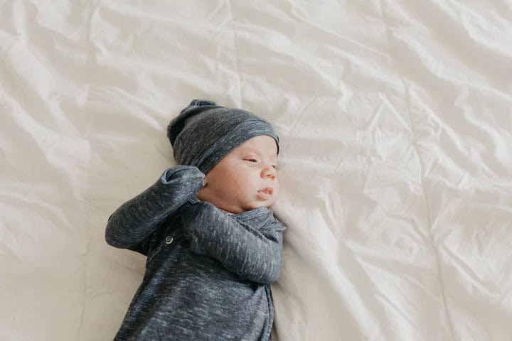 Denim Top Knot Hat Copper Pearl Copper Pearl Lil Tulips
