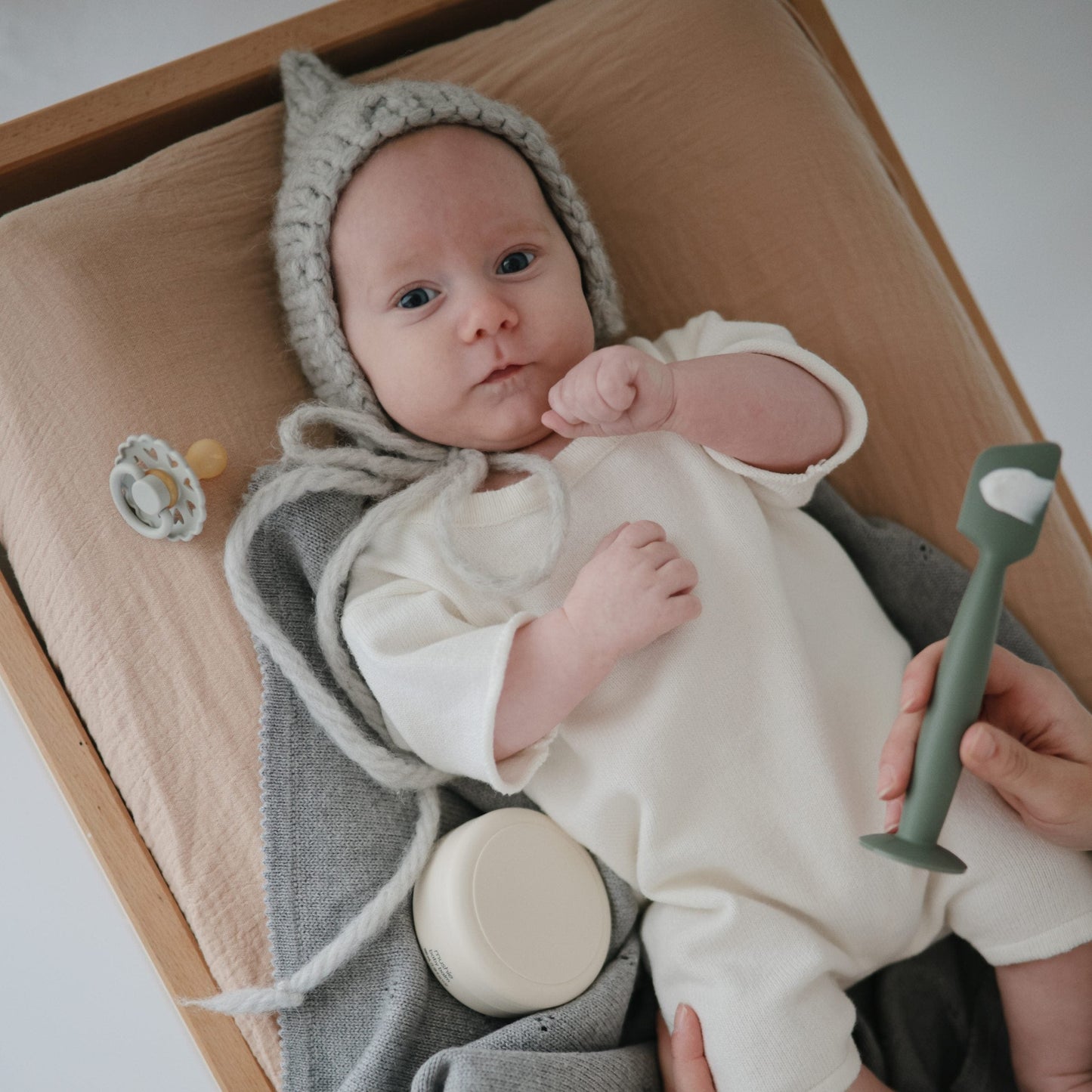 Diaper Cream Applicator (Dried Thyme) Mushie Lil Tulips