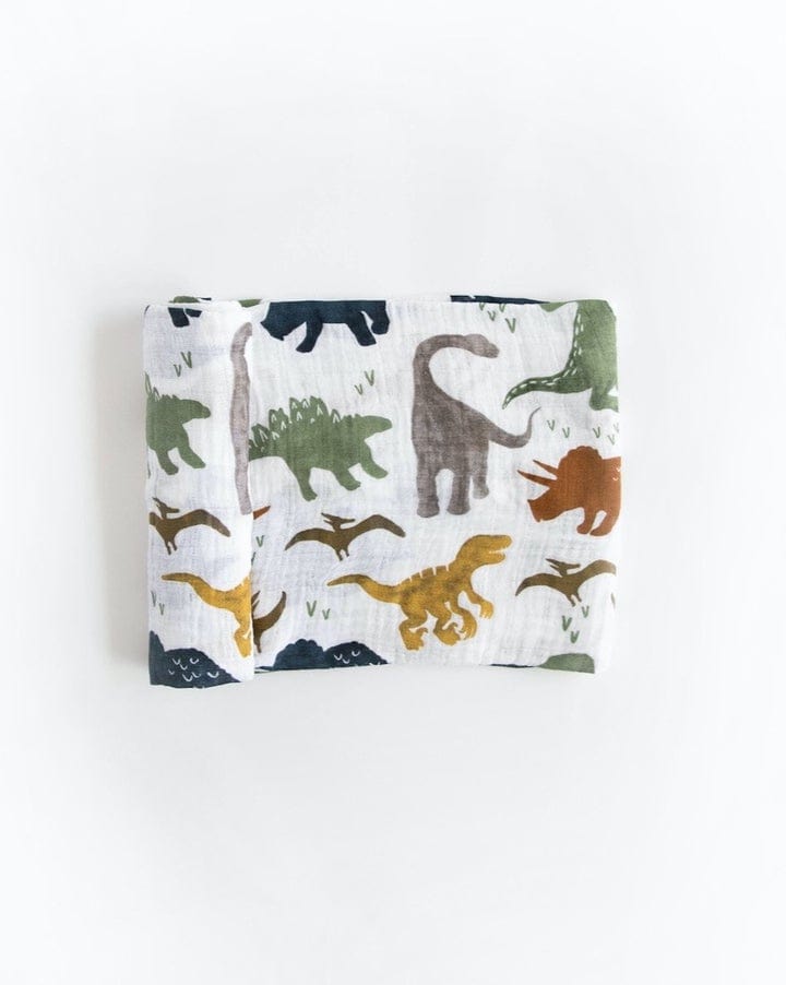 Dino Friends Cotton Swaddle Little Unicorn Lil Tulips