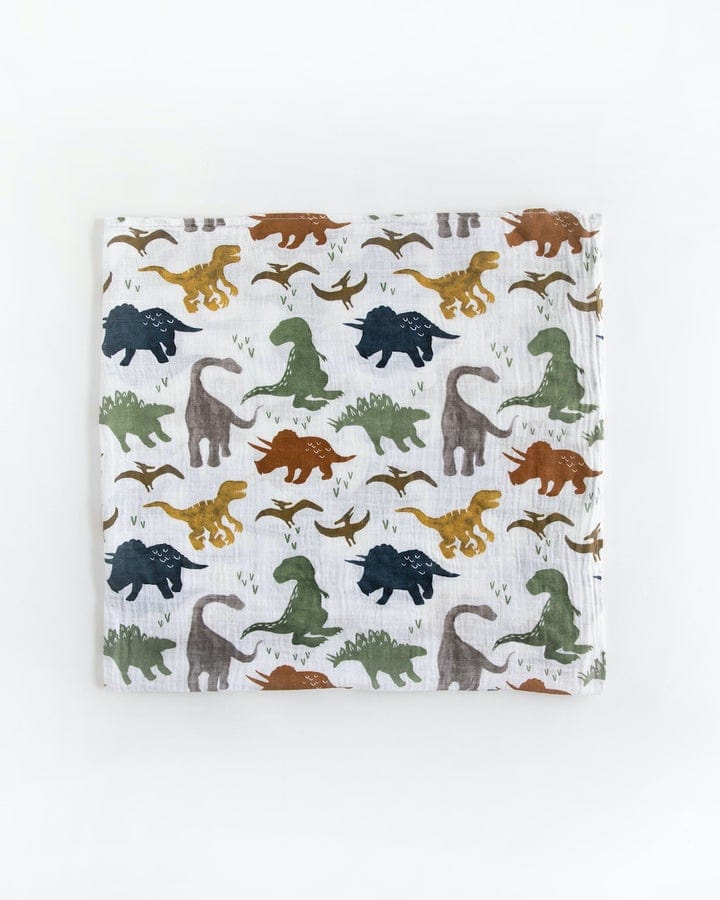 Dino Friends Cotton Swaddle Little Unicorn Lil Tulips