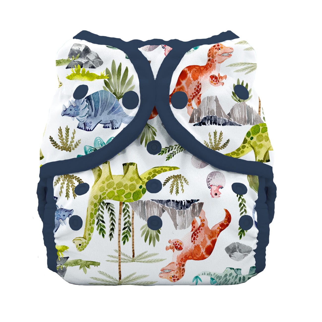 Dino-Rawr Duo Wrap Thirsties Diapers Lil Tulips