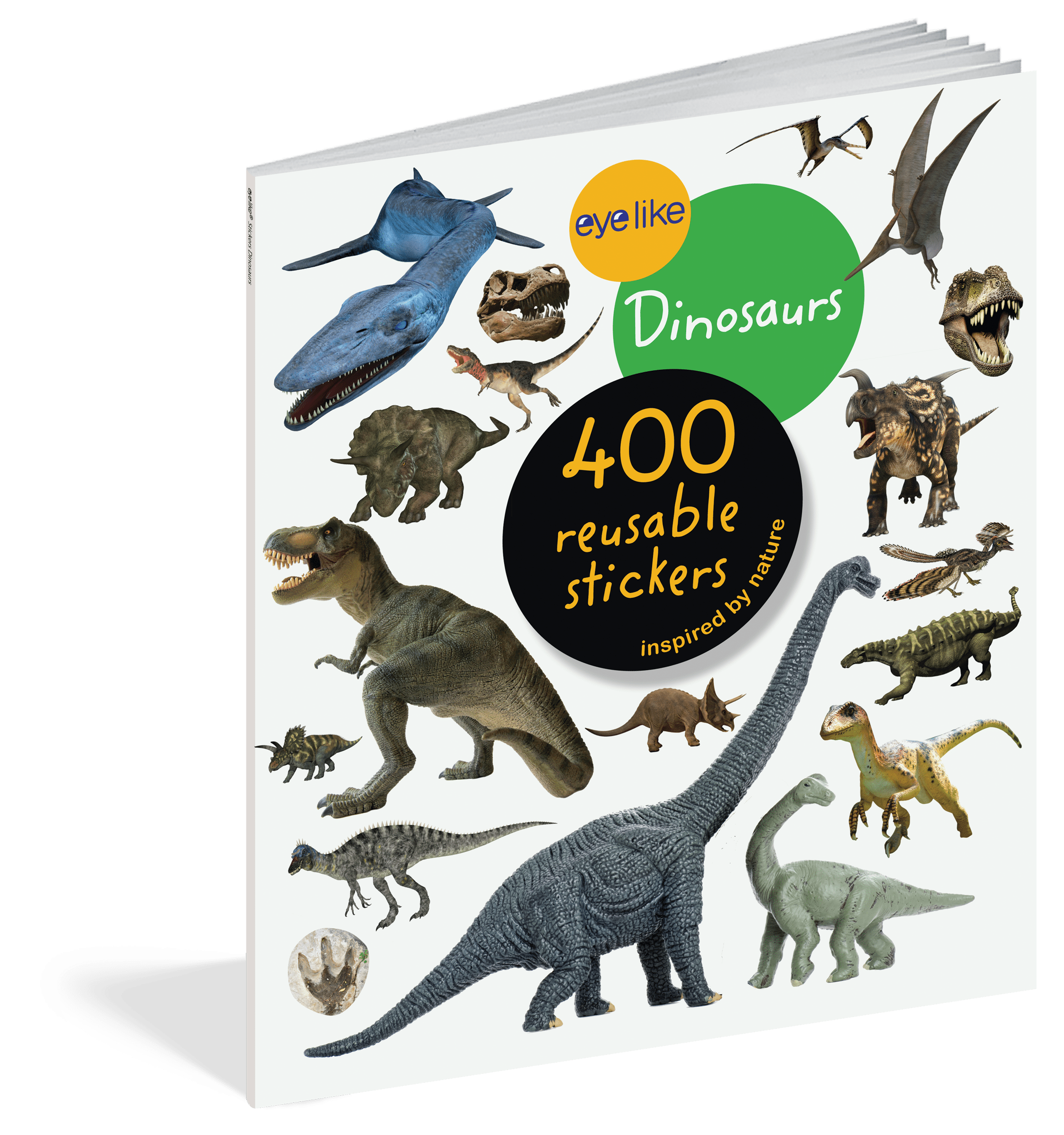 Dinosaurs Eyelike Reusable Stickers Workman Publishing Lil Tulips