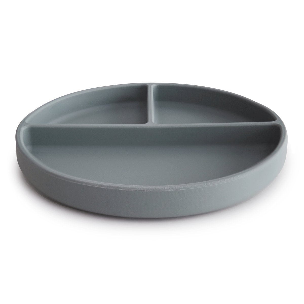 Divided Silicone Suction Plate (Stone) Mushie Lil Tulips