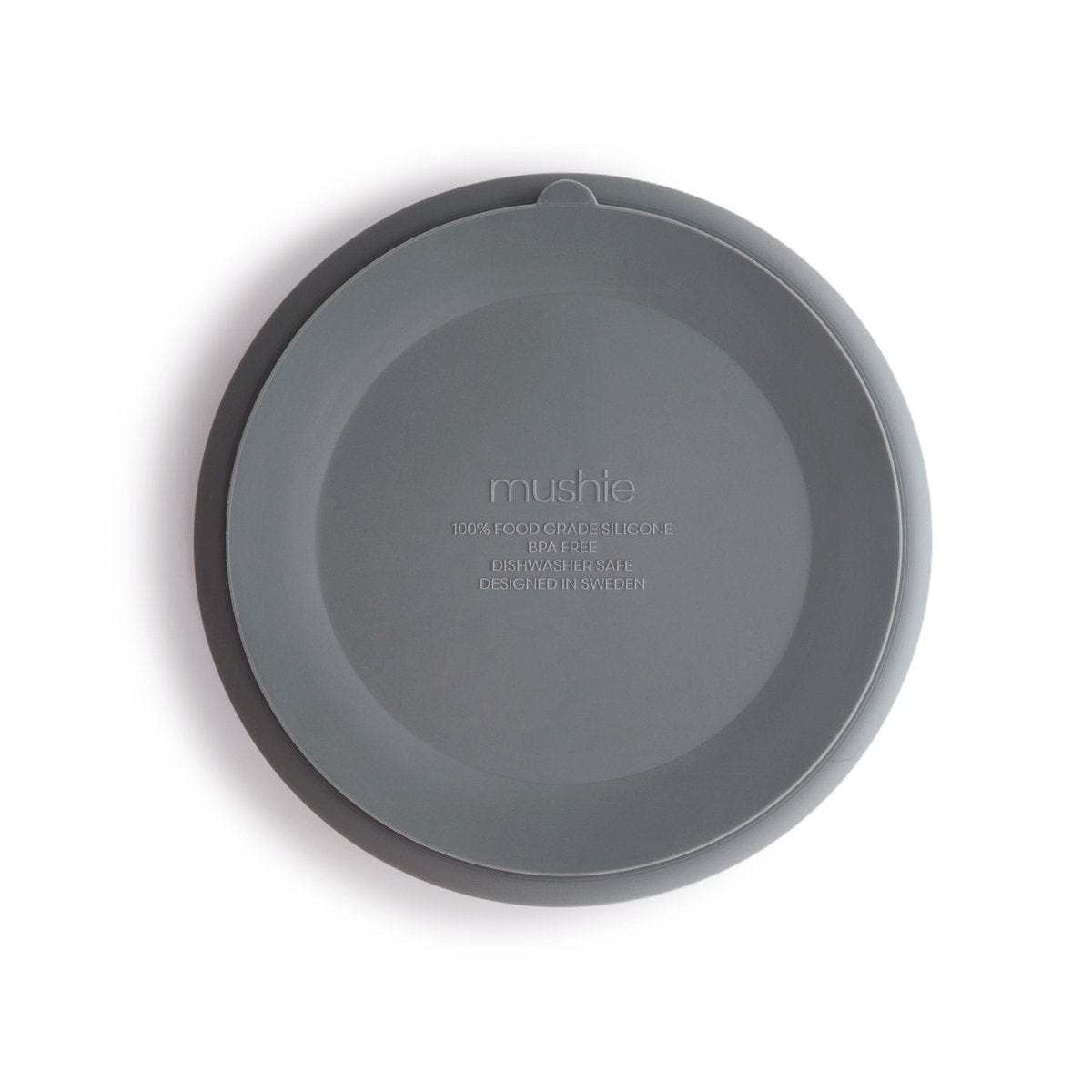 Divided Silicone Suction Plate (Stone) Mushie Lil Tulips