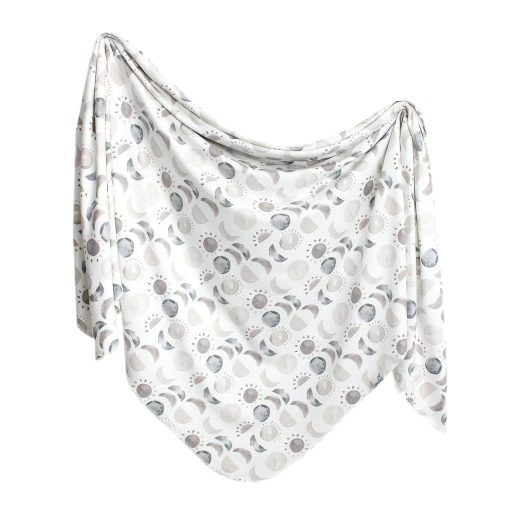Eclipse Knit Swaddle Blanket Copper Pearl Lil Tulips