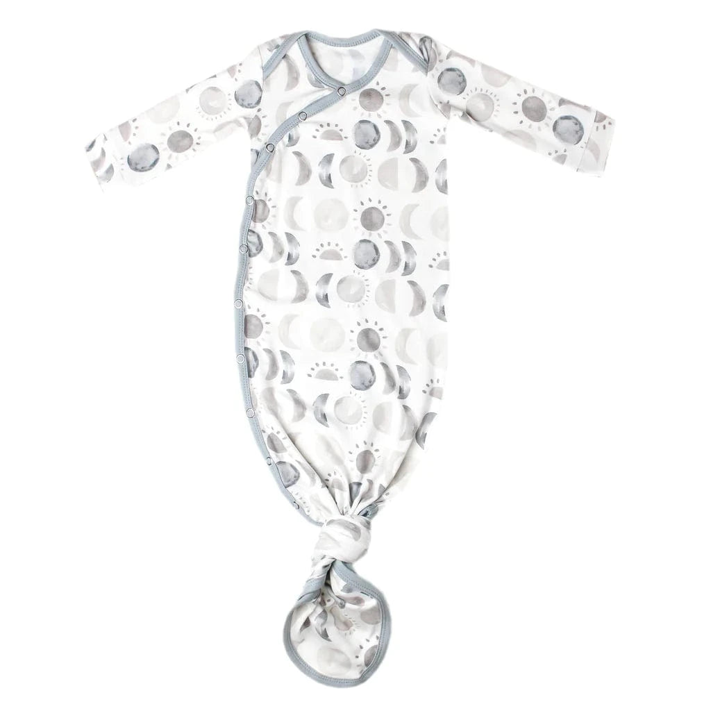 Eclipse Newborn Knotted Gown Copper Pearl Lil Tulips