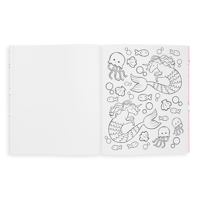Enchanting Unicorns Color-in' Book OOLY Lil Tulips