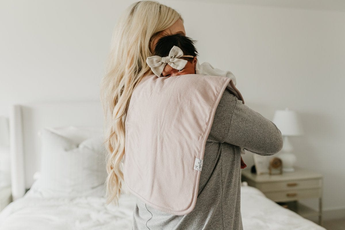 Ferra Burp Cloth Set Copper Pearl Lil Tulips