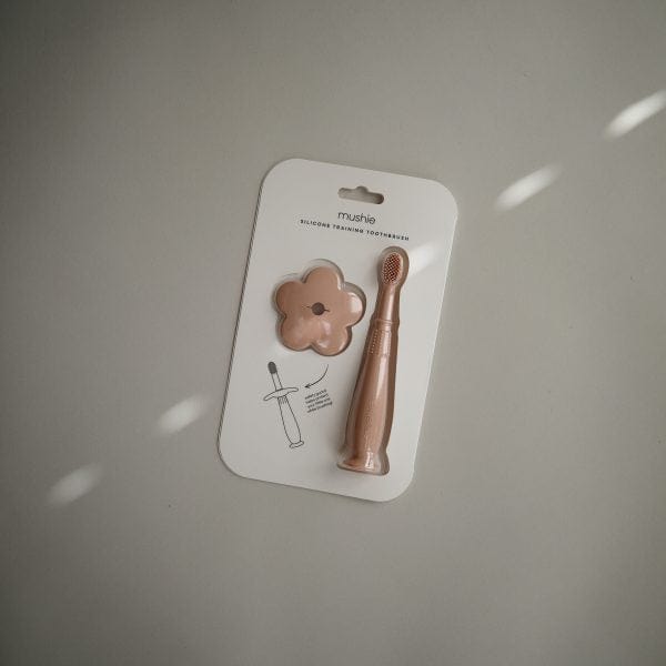 Flower Training Toothbrush (Blush) Mushie Lil Tulips