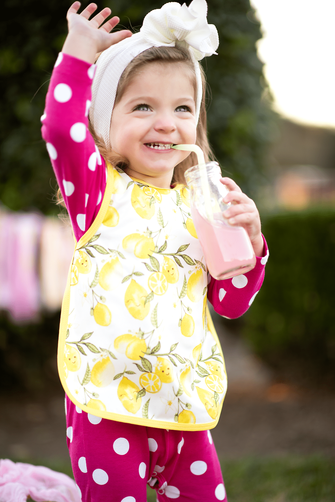 Fresh Lemon Bapron BapronBaby Lil Tulips