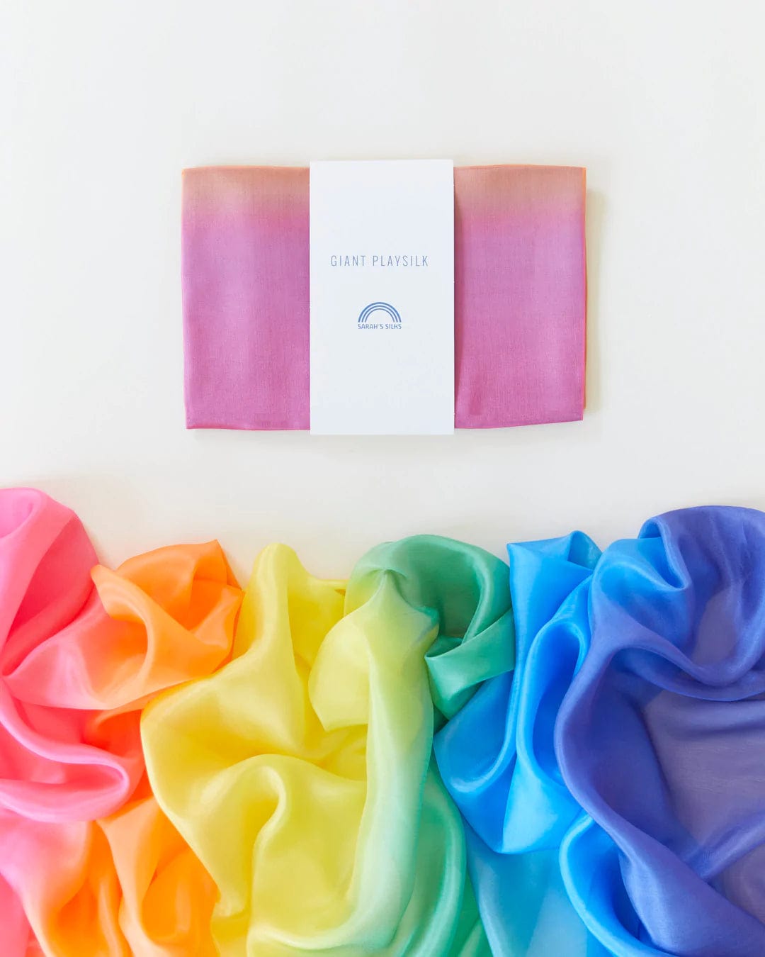 Giant Playsilk - Rainbow Sarah's Silks Lil Tulips