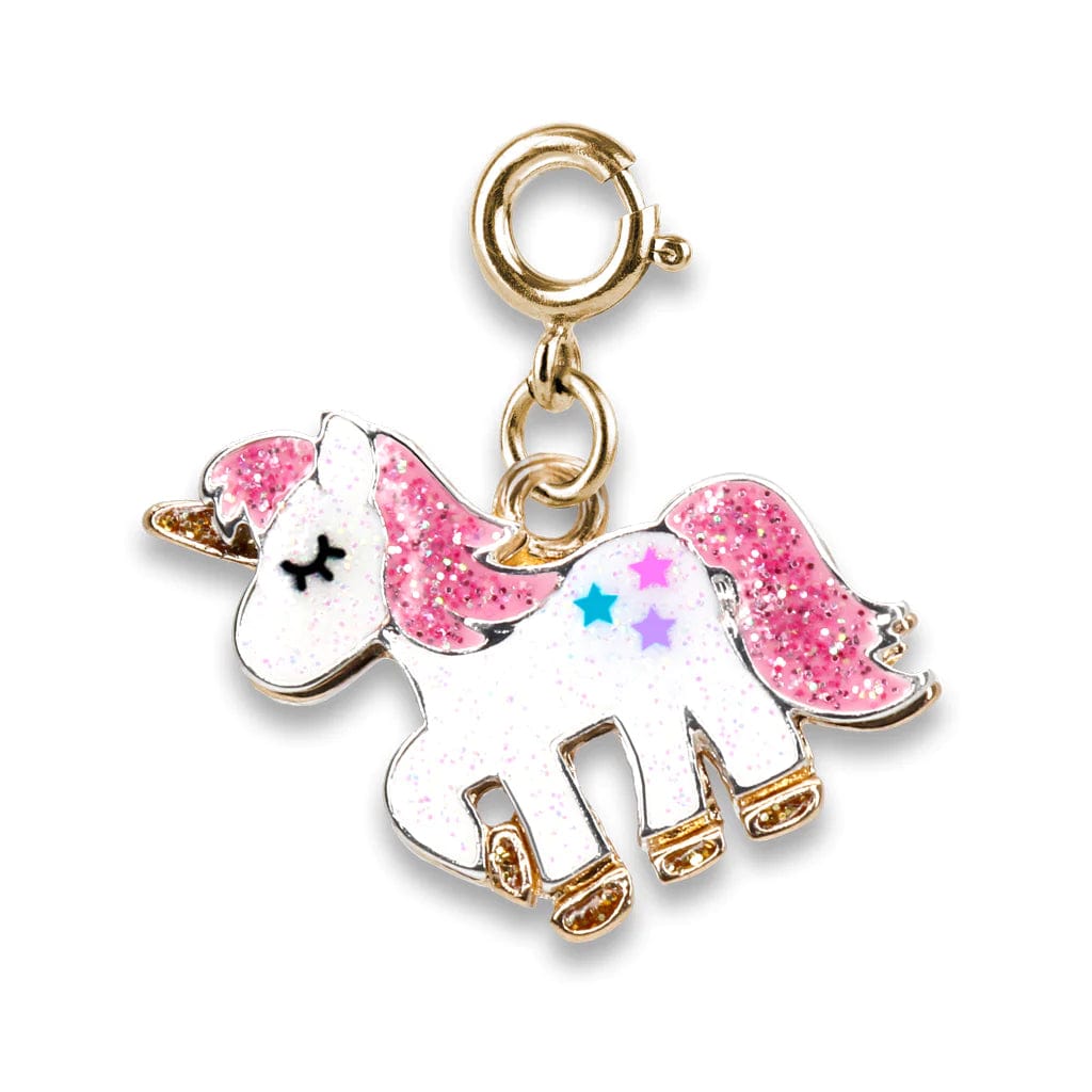 Gold Glitter Unicorn Charm Charm It! Bracelets Lil Tulips