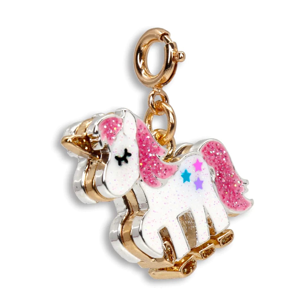 Gold Glitter Unicorn Charm Charm It! Bracelets Lil Tulips