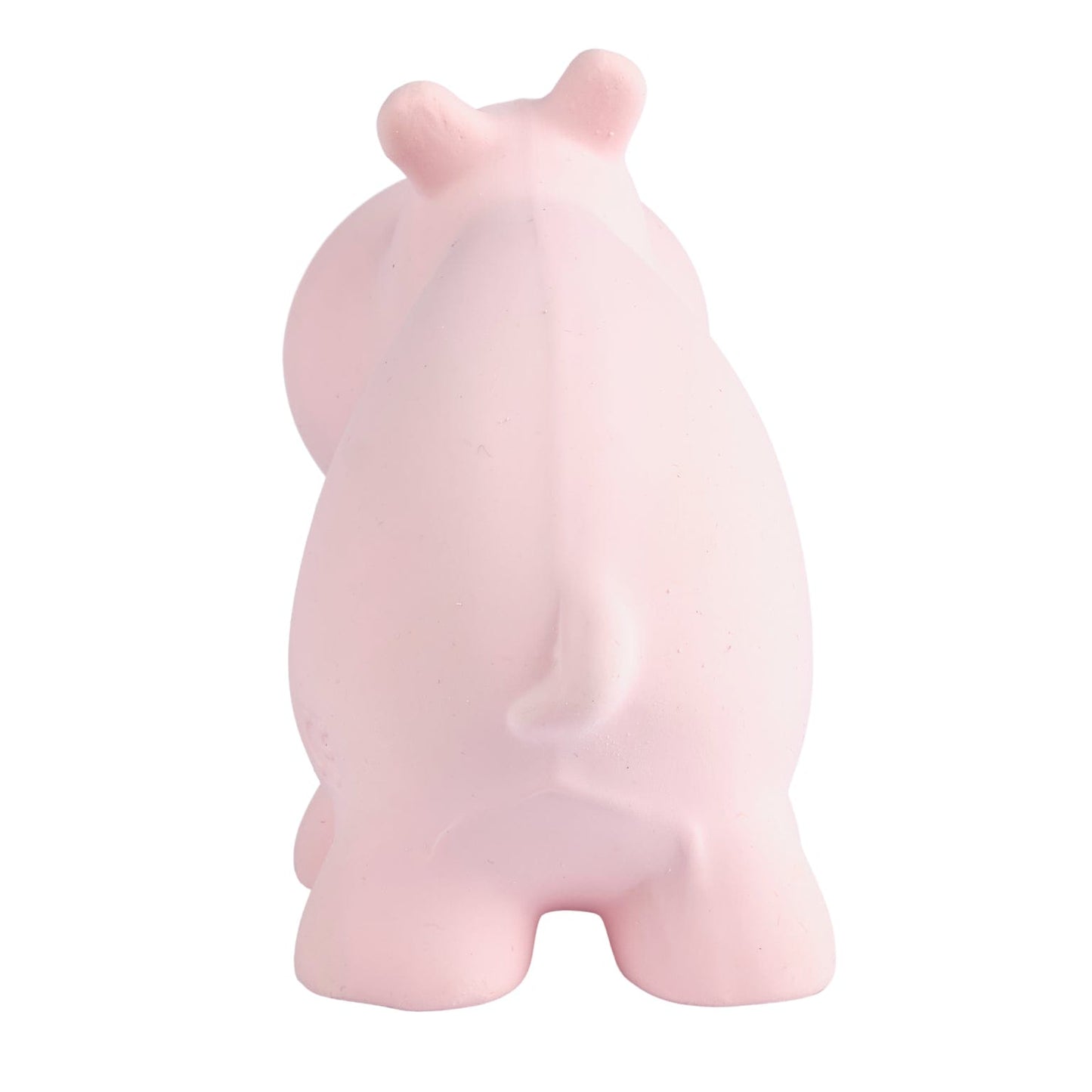 Hippo Natural Rubber Teether, Rattle & Bath Toy Tikiri Toys Lil Tulips