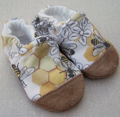 Honeycomb Organic Slippers Snow + Arrow Lil Tulips