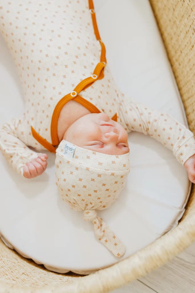 Hunnie Newborn Knotted Gown Copper Pearl Lil Tulips