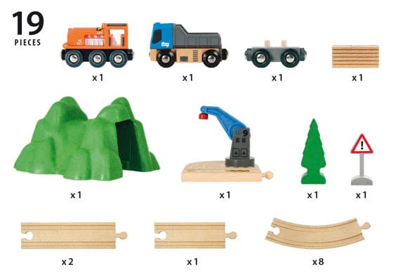 Lift & Load Starter Set Brio Model Trains & Train Sets Lil Tulips