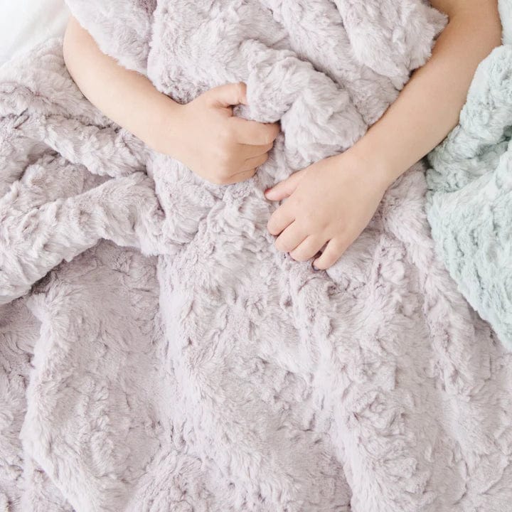 Lilac Dream Blanket Receiving Saranoni Lil Tulips