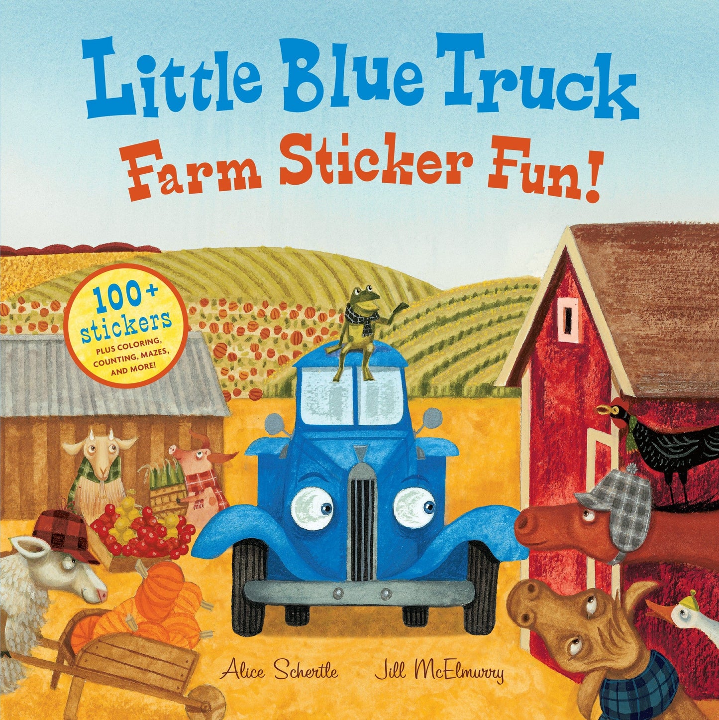 Little Blue Truck Farm Sticker Fun! Houghton Mifflin Harcourt Lil Tulips