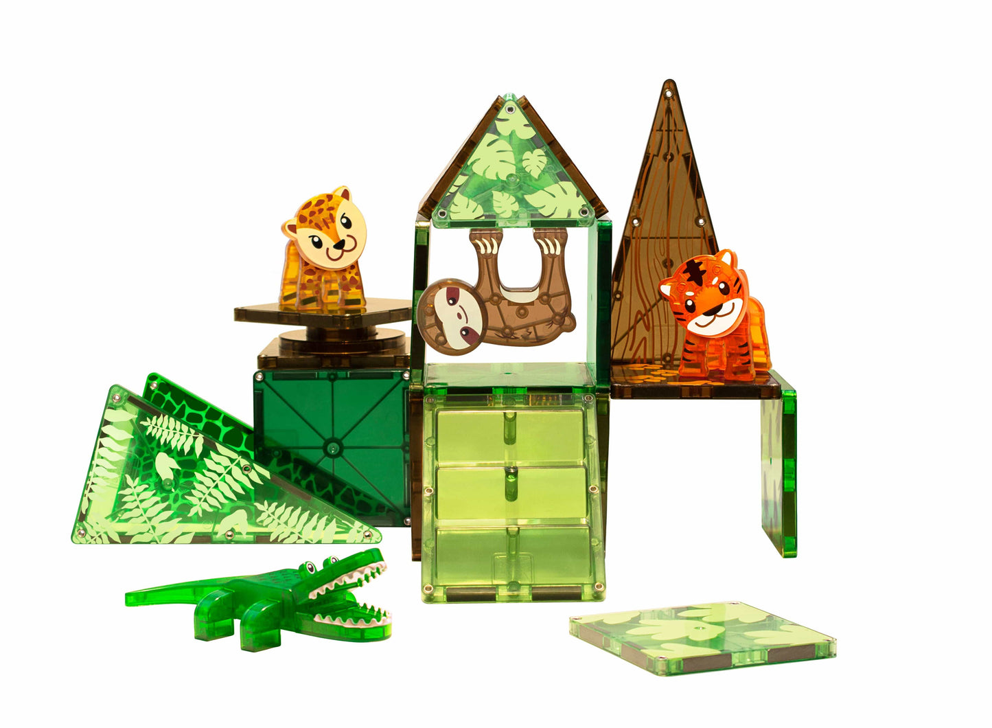 Magna-Tiles® Jungle Animals 25-Piece Set Magna-Tiles Lil Tulips