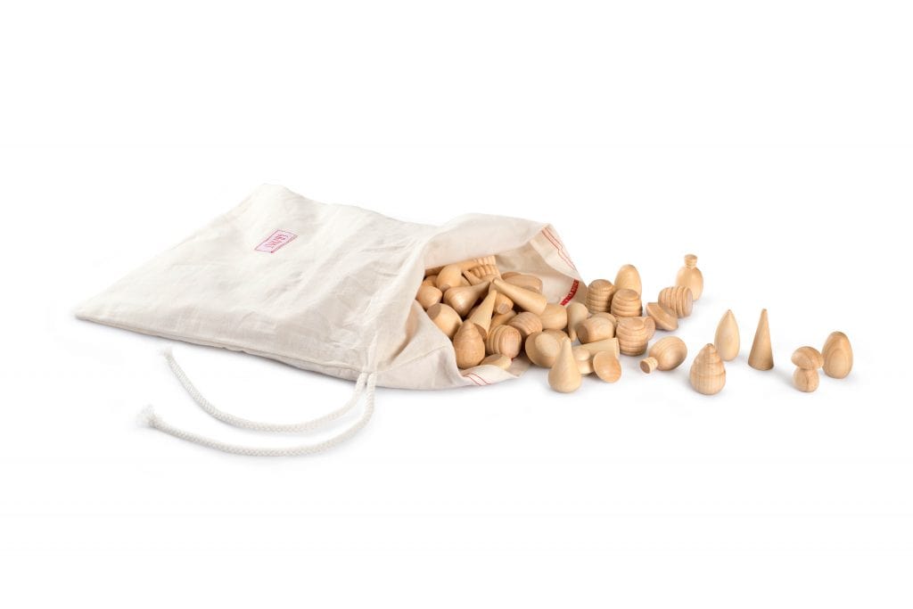 Mandala Natural Wood Grapat Lil Tulips