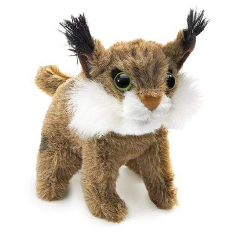 Mini Bobcat Finger Puppet Folkmanis Puppets Folkmanis Puppets Lil Tulips