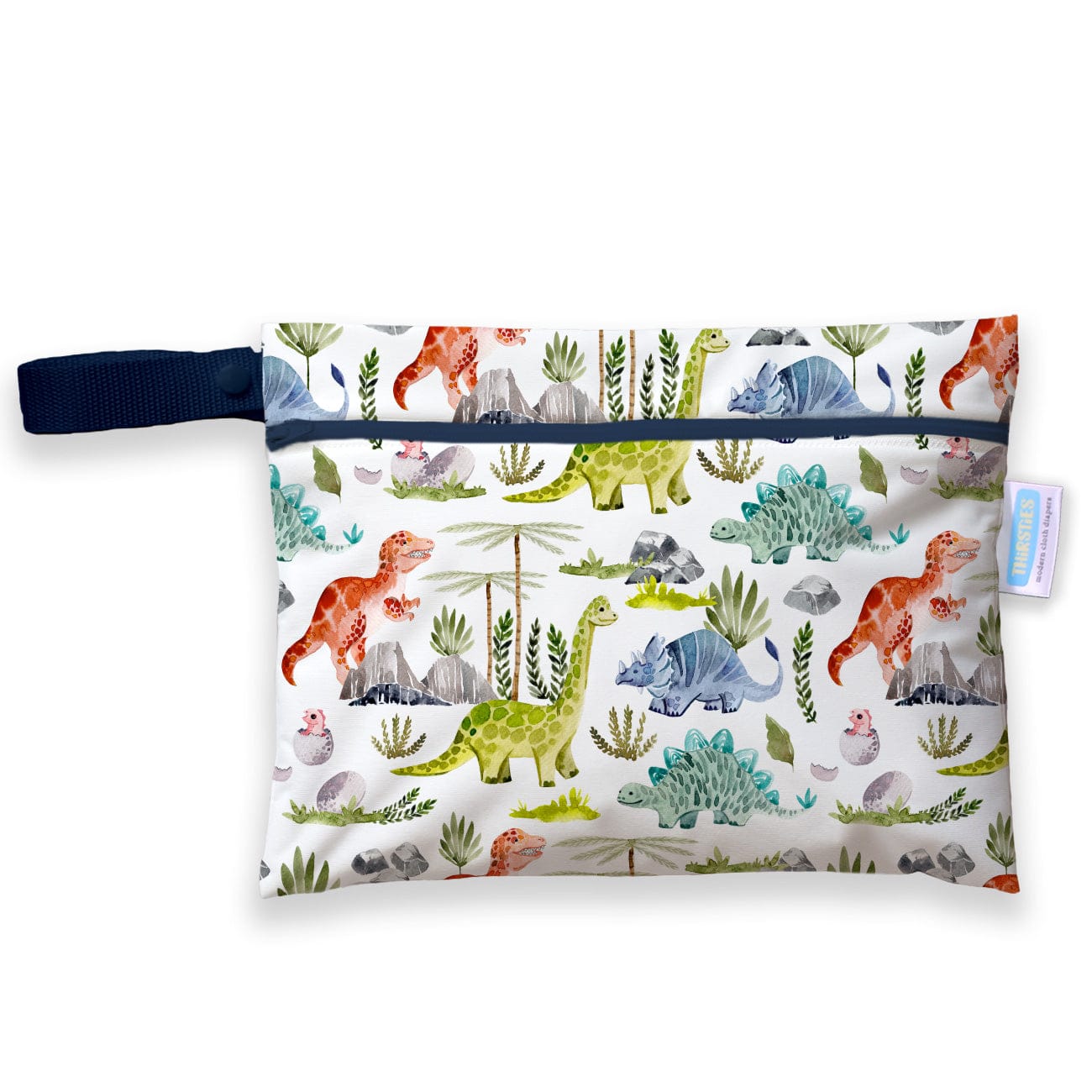 Mini Wet Bag - Dino-Rawr Thirsties Diaper Wet Bags Lil Tulips