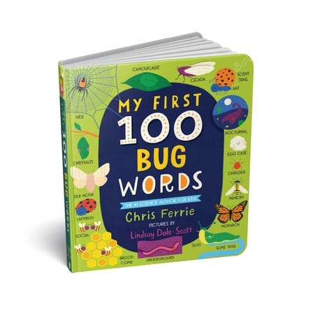 My First 100 Bug Words - Board Book (Padded) SourceBooks Lil Tulips