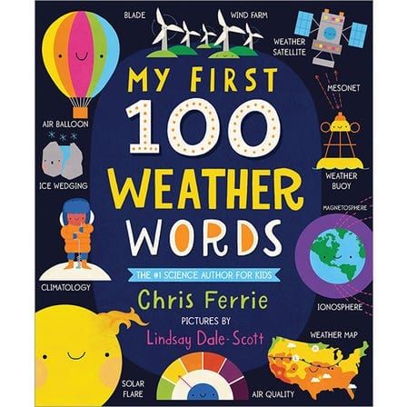 My First 100 Weather Words - Board Book (Padded) SourceBooks Lil Tulips