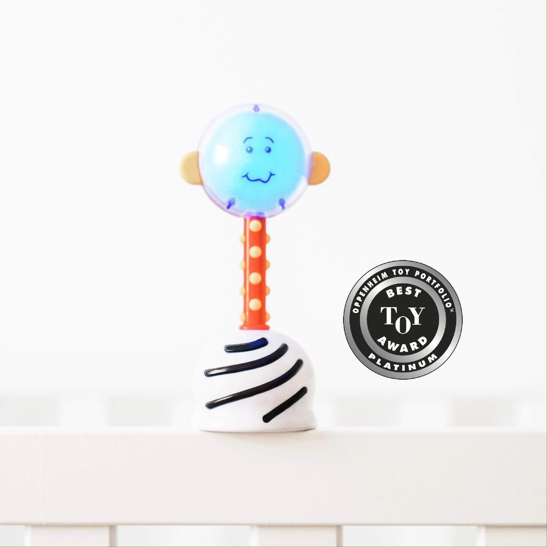 NogginStik Developmental Light-up Rattle Smartnoggin