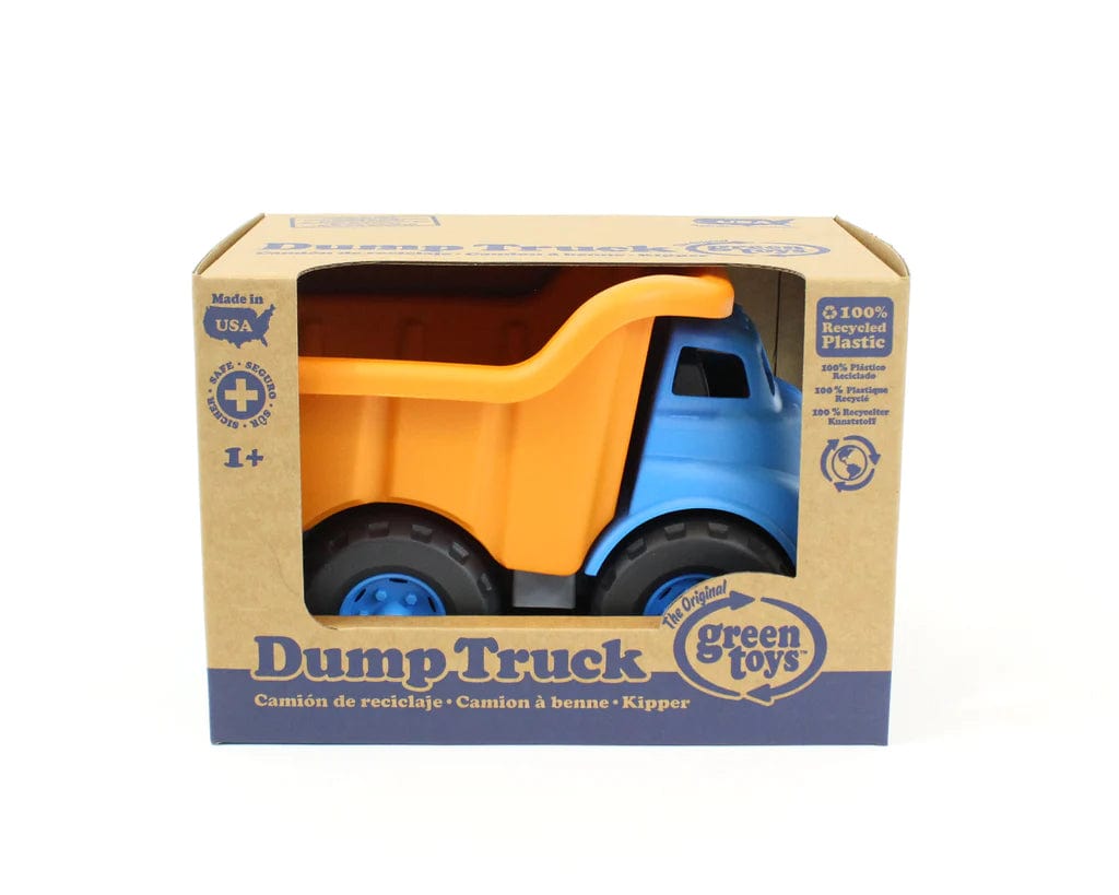 Orange Blue Dump Truck Green Toys Lil Tulips