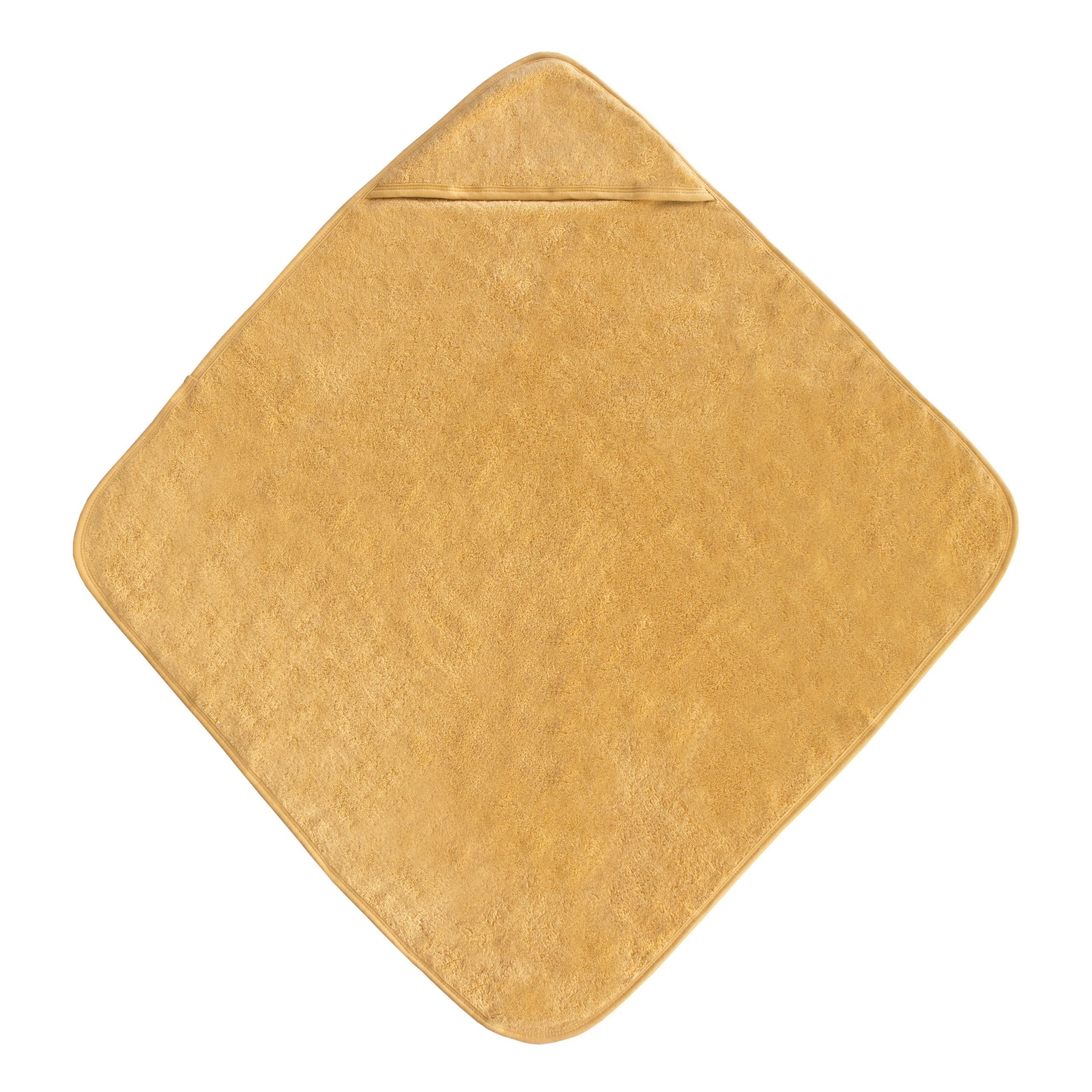 Organic Cotton Baby Hooded Towel (Fall Yellow) Mushie Lil Tulips