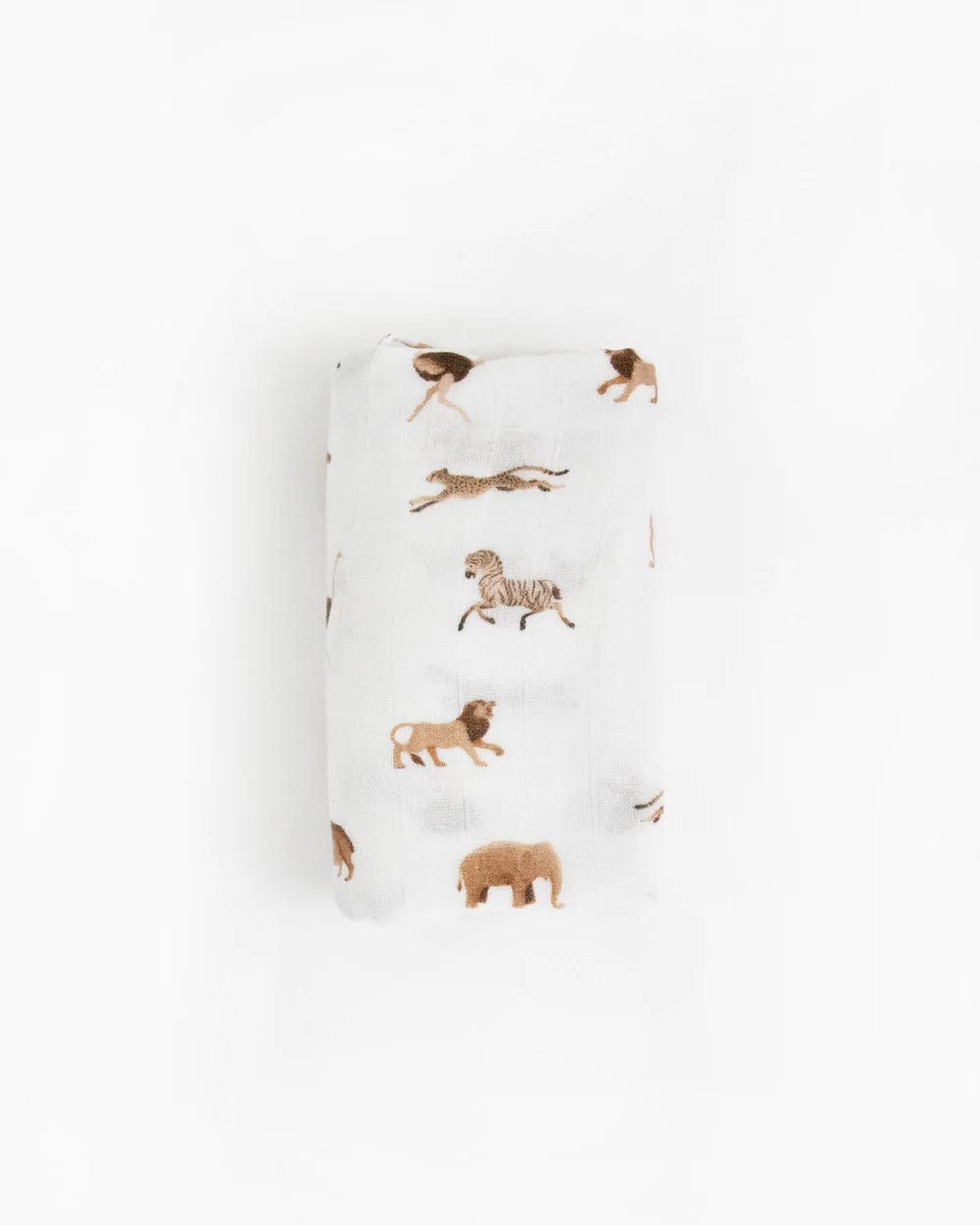 Organic Cotton Muslin Swaddle Blanket - Animal Crackers Little Unicorn Lil Tulips