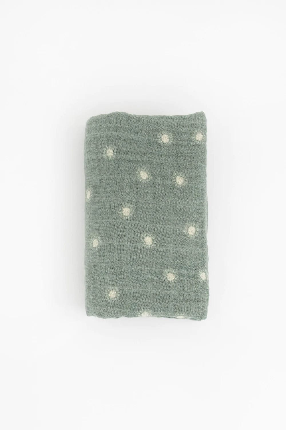 Organic Cotton Muslin Swaddle Blanket - Sage Suns Little Unicorn Lil Tulips