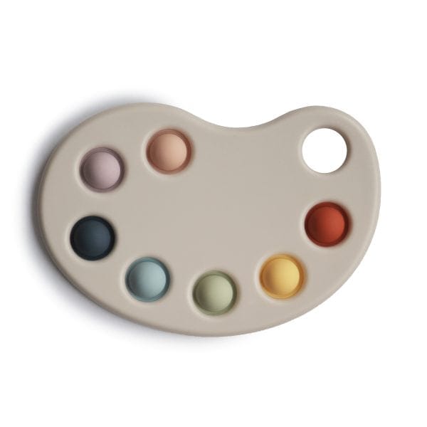 Paint Palette Press Toy Mushie Lil Tulips