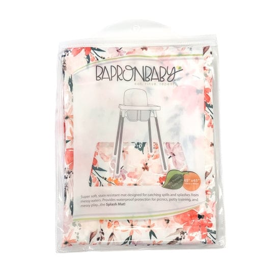 Peachy Dreams Splash Mat BapronBaby Lil Tulips
