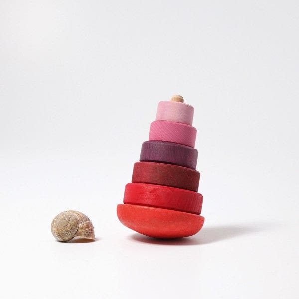 Pink Wobbly Stacking Tower Grimm's Lil Tulips