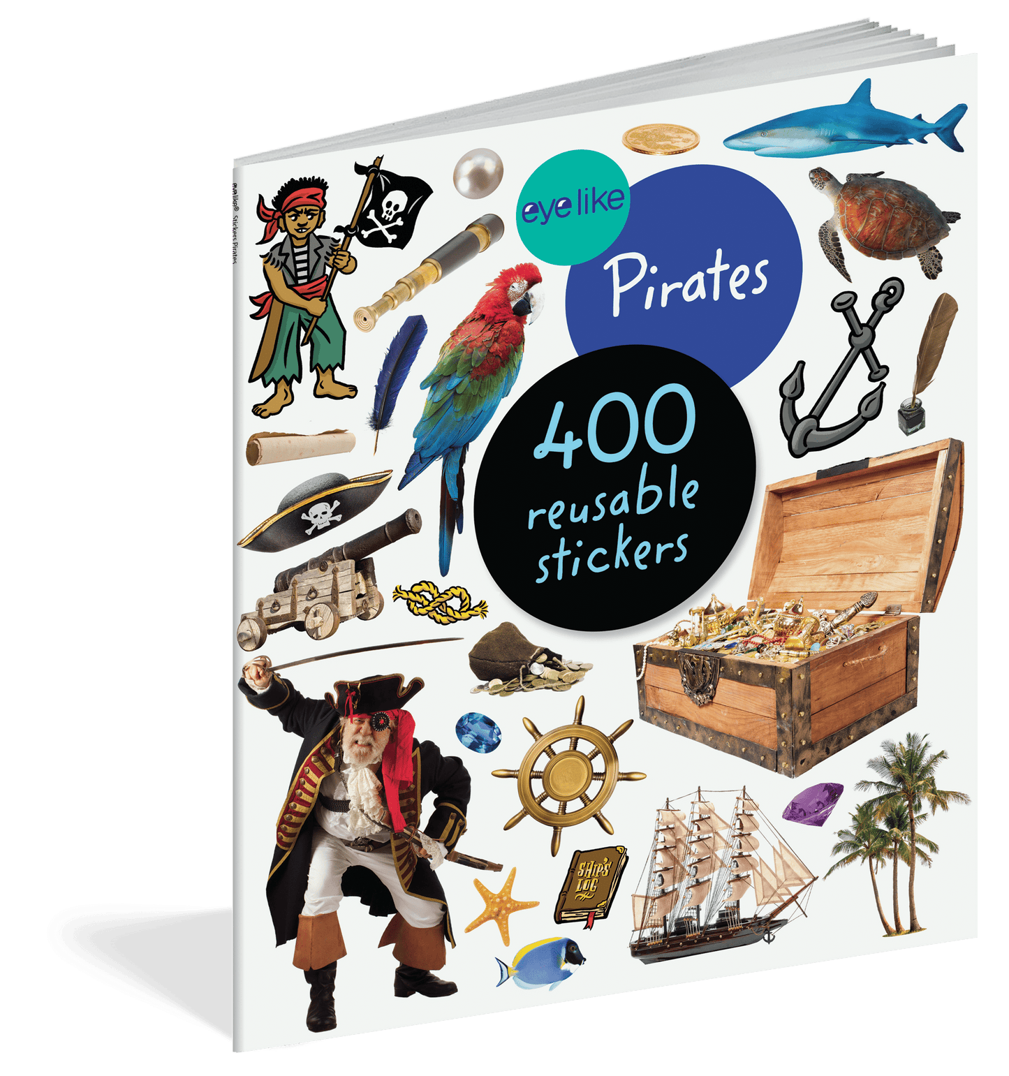 Pirates Eyelike Reusable Stickers Workman Publishing Lil Tulips