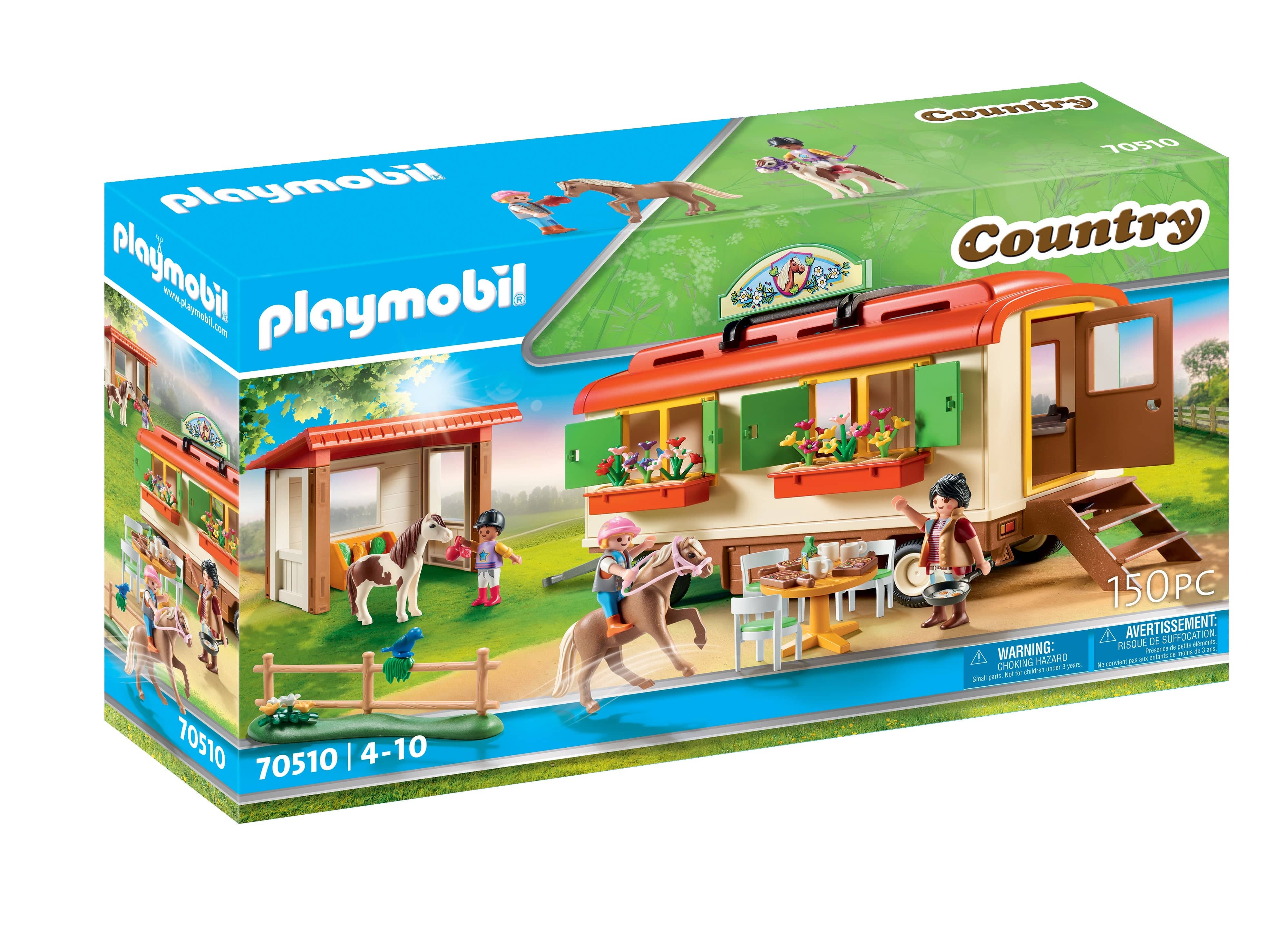 Playmobil - Pony Shelter with Mobile Home
