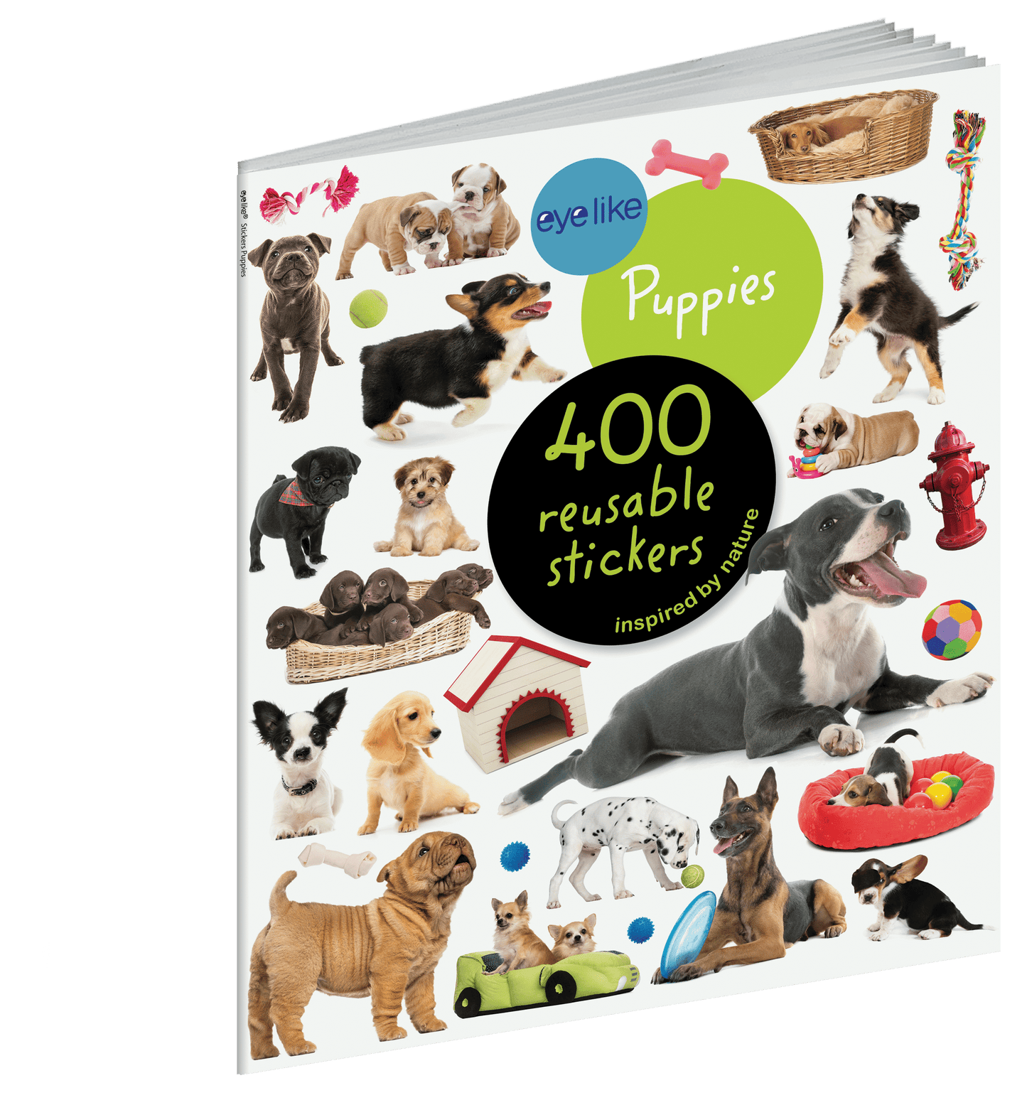 Puppies Eyelike Reusable Stickers Workman Publishing Lil Tulips
